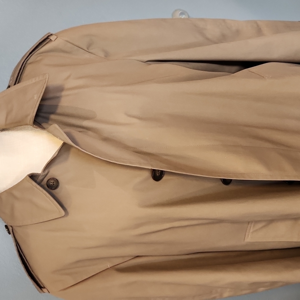 Vintage 90's London Fog Wamsutta car trench coat Thinsulate Lined - Picture 2 of 13